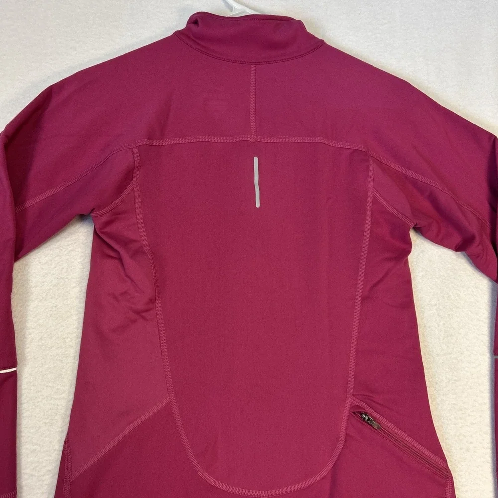 Nike Jacket Womens XS Pink Livestrong Dri Fit Track Running Full Zip 416336-694